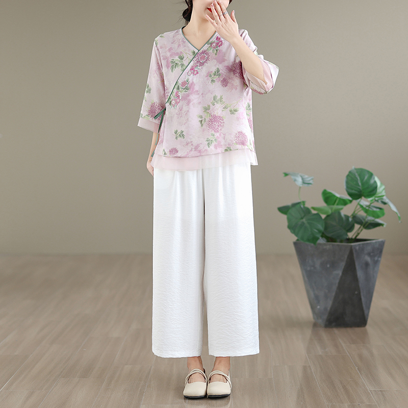 Elegante Camicia in Cotone e L - Linen Pant Wide recensione e prezzo