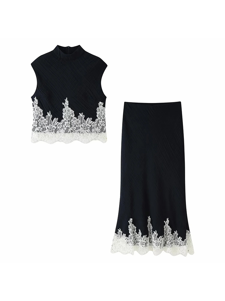 Completo elegante da donna com - Midi Skirt Floral recensione e prezzo