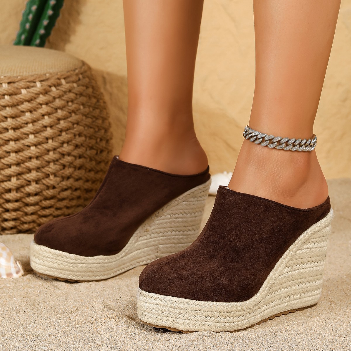 RYAMAG Comodi Mules con Zeppa  - Wedge Espadrille Women recensione e prezzo