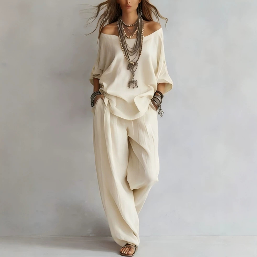 Completo Estivo Casual in Lino - Linen Pant Wide recensione e prezzo
