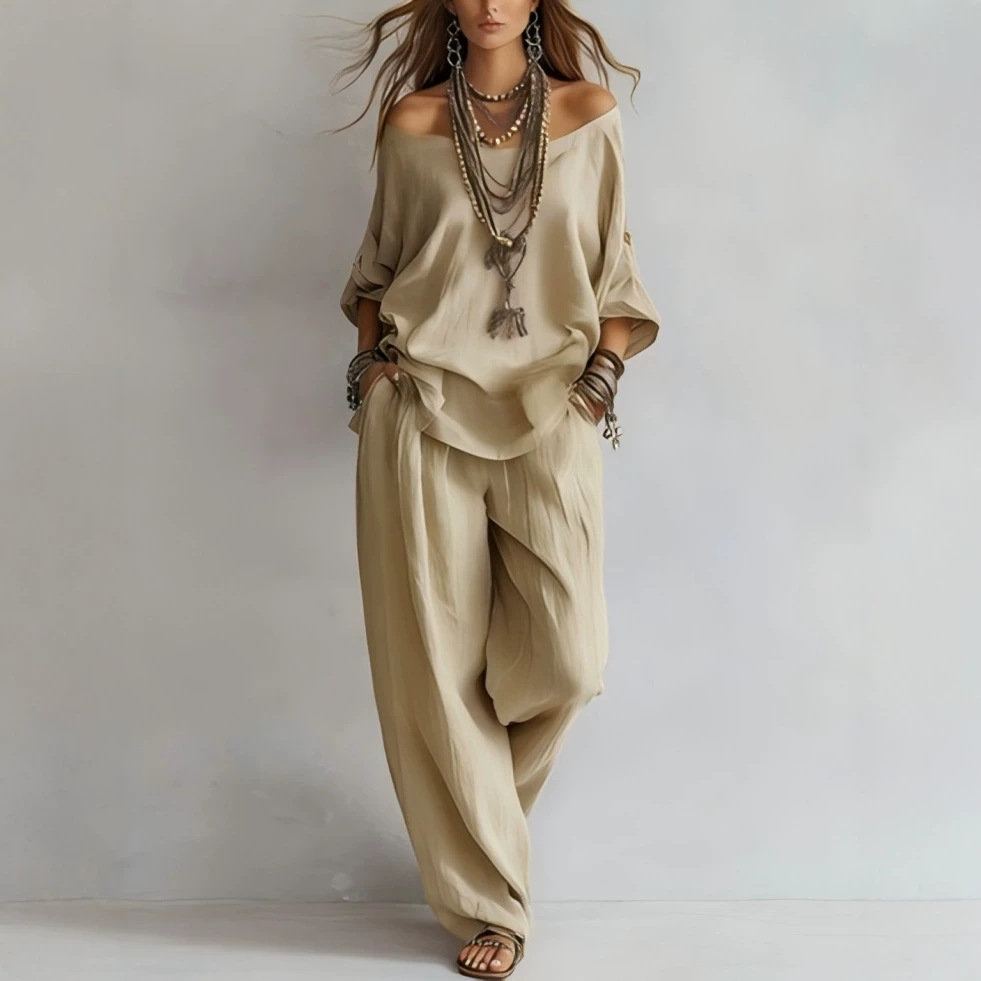 Completo Estivo Casual in Lino - Linen Pant Wide recensione e prezzo