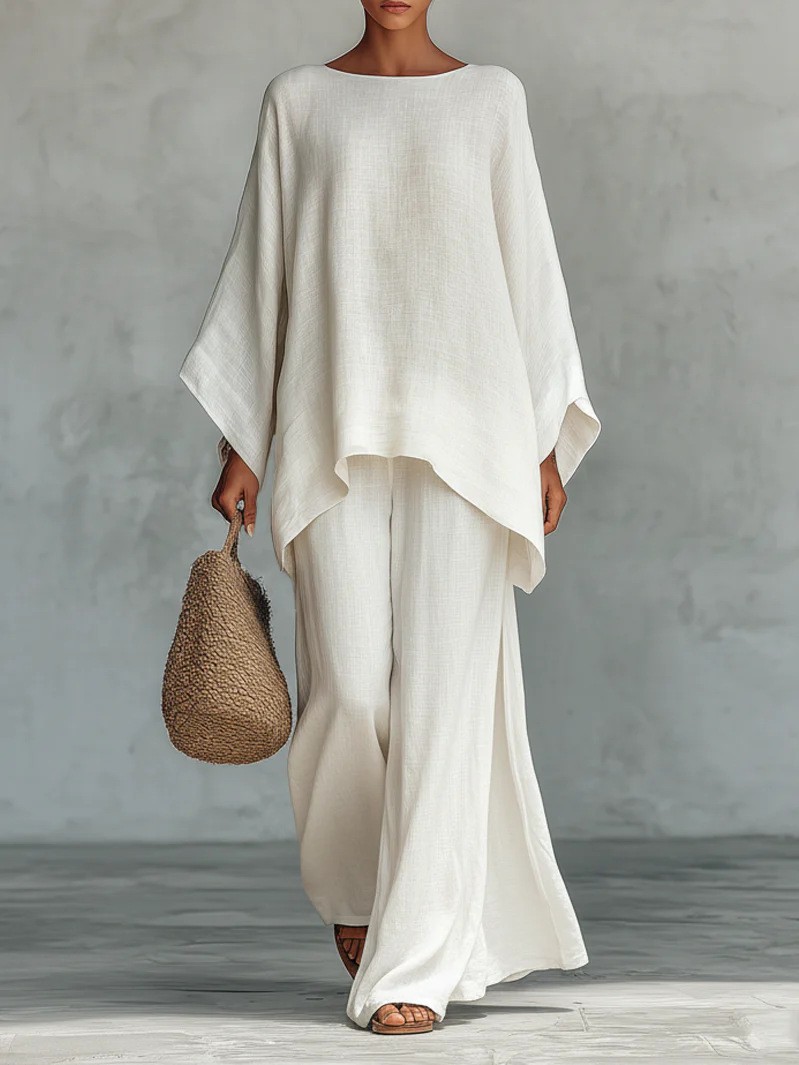 Nuovo Modello Europeo e Americ - Linen Pant Wide recensione e prezzo