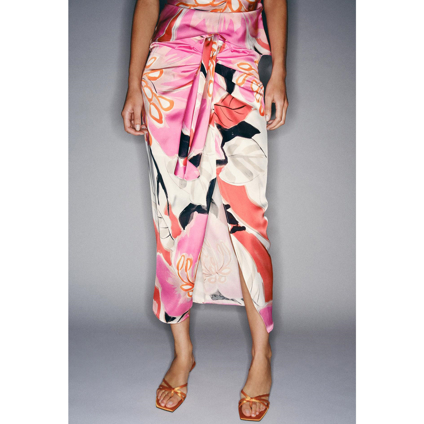 Gonna midi a vita alta, abito  - Midi Skirt Floral recensione e prezzo