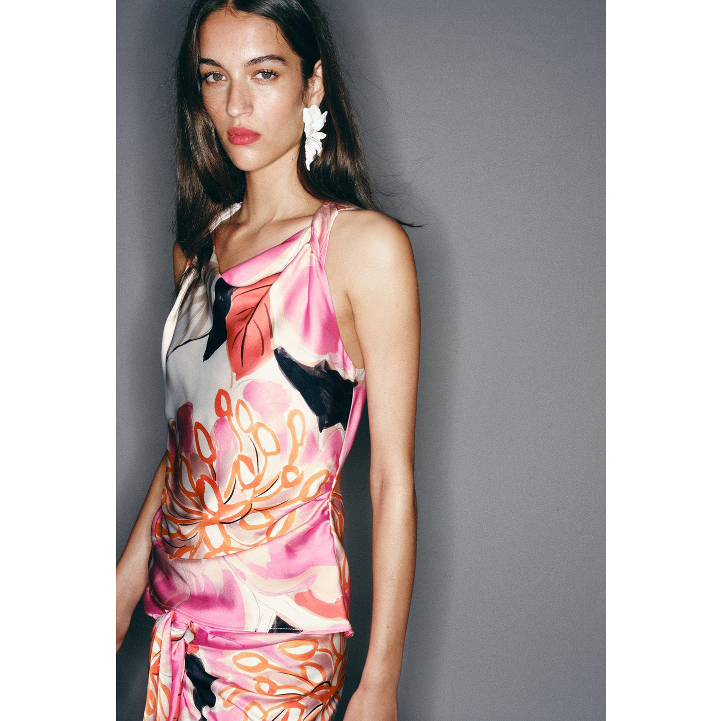 Gonna midi a vita alta, abito  - Midi Skirt Floral recensione e prezzo
