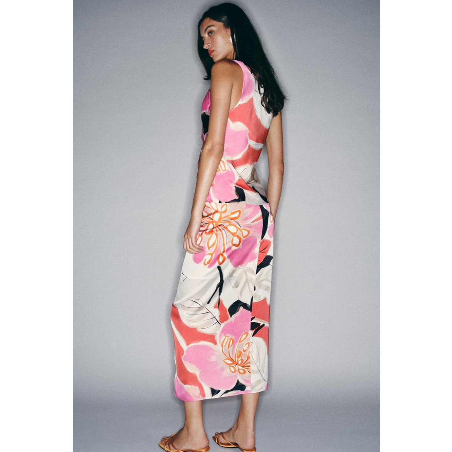 Gonna midi a vita alta, abito  - Midi Skirt Floral recensione e prezzo