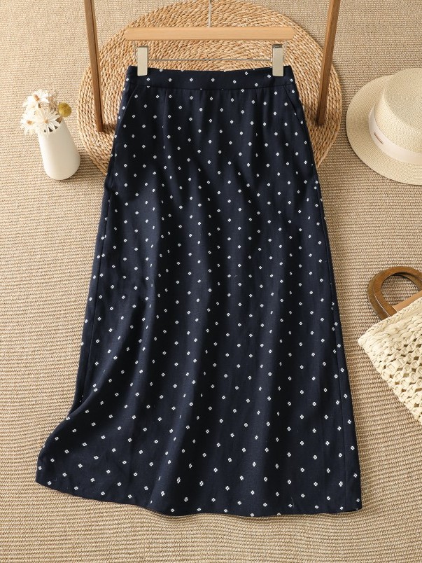 Gonna a vita alta floreale sot - Midi Skirt Floral recensione e prezzo