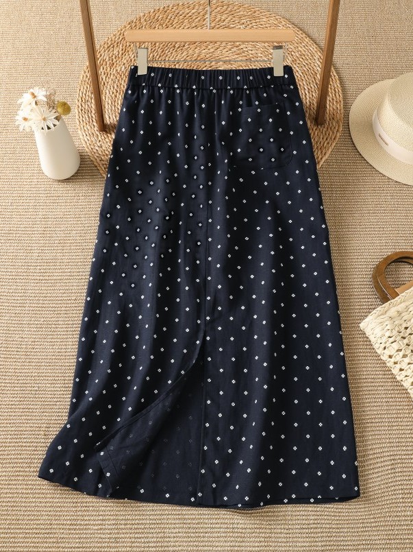 Gonna a vita alta floreale sot - Midi Skirt Floral recensione e prezzo
